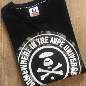 BAPE | Aape Black Graphic Tee